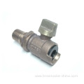 Bronze ball valve for water meter